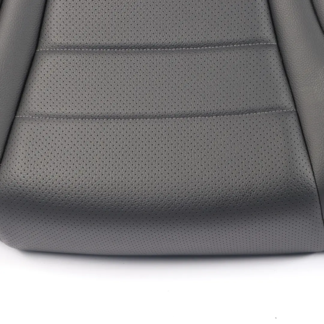 Mercedes W205 Rear Seat Bench Couch Covering Trim Black Imitation Leather