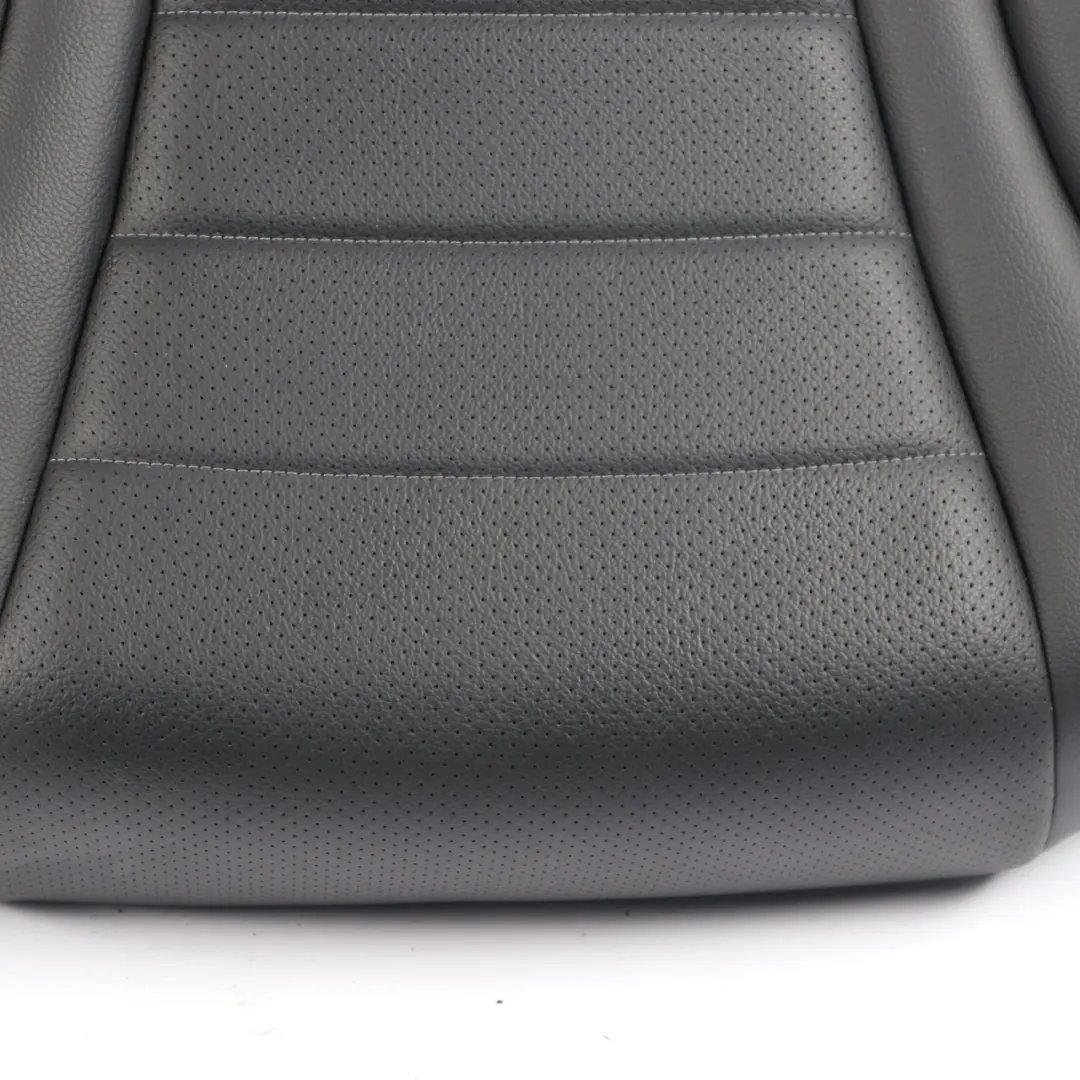 Mercedes W205 Rear Seat Bench Couch Covering Trim Black Imitation Leather