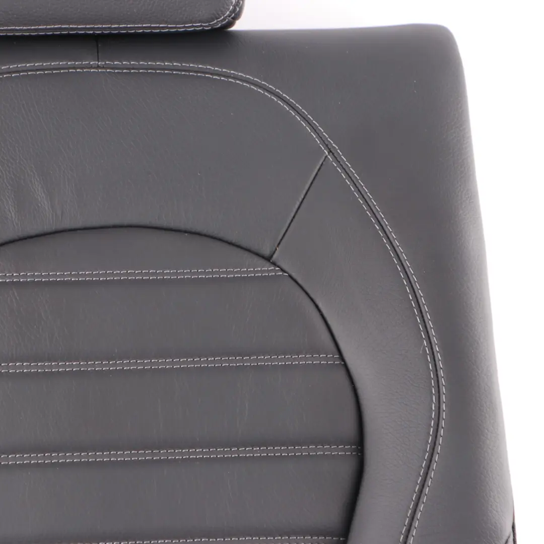 Mercedes W205 Rear Seat Backrest Right O/S Back Cover Trim Panel Black Leather