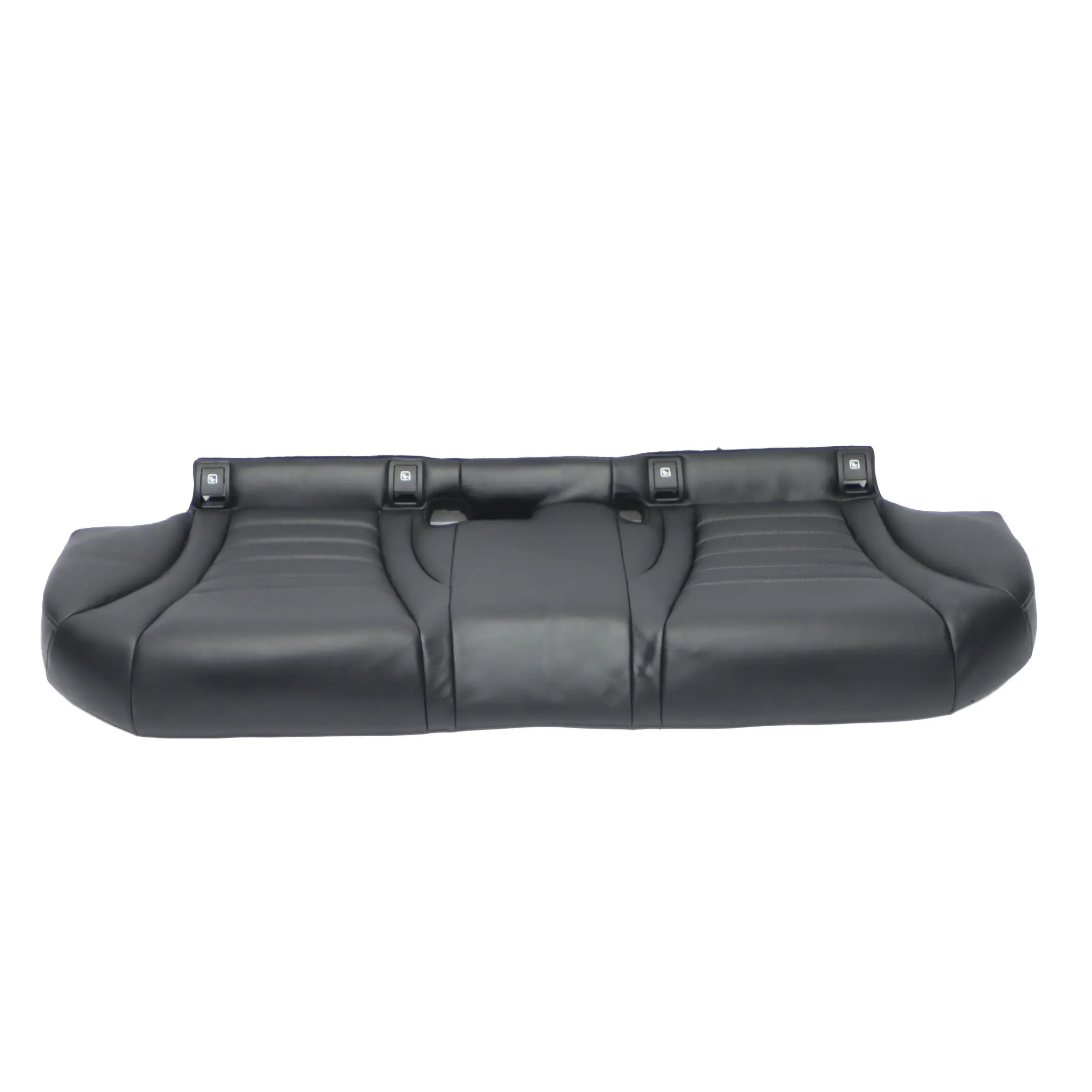 Mercedes W205 Asiento Trasero Banqueta Recubrimiento Cuero Negro