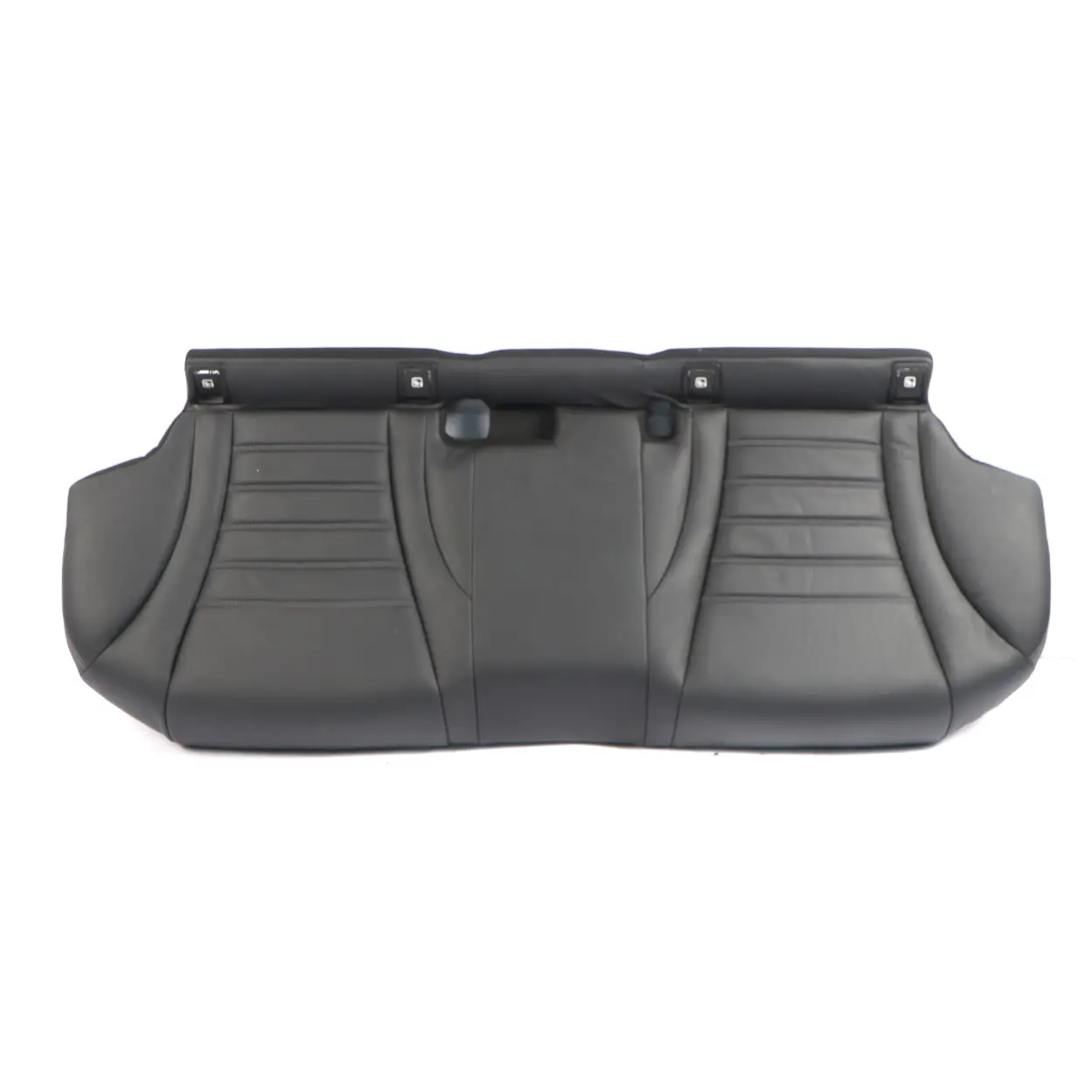 Mercedes W205 Rear Seat Bench Couch Covering Trim Seating Black Leather