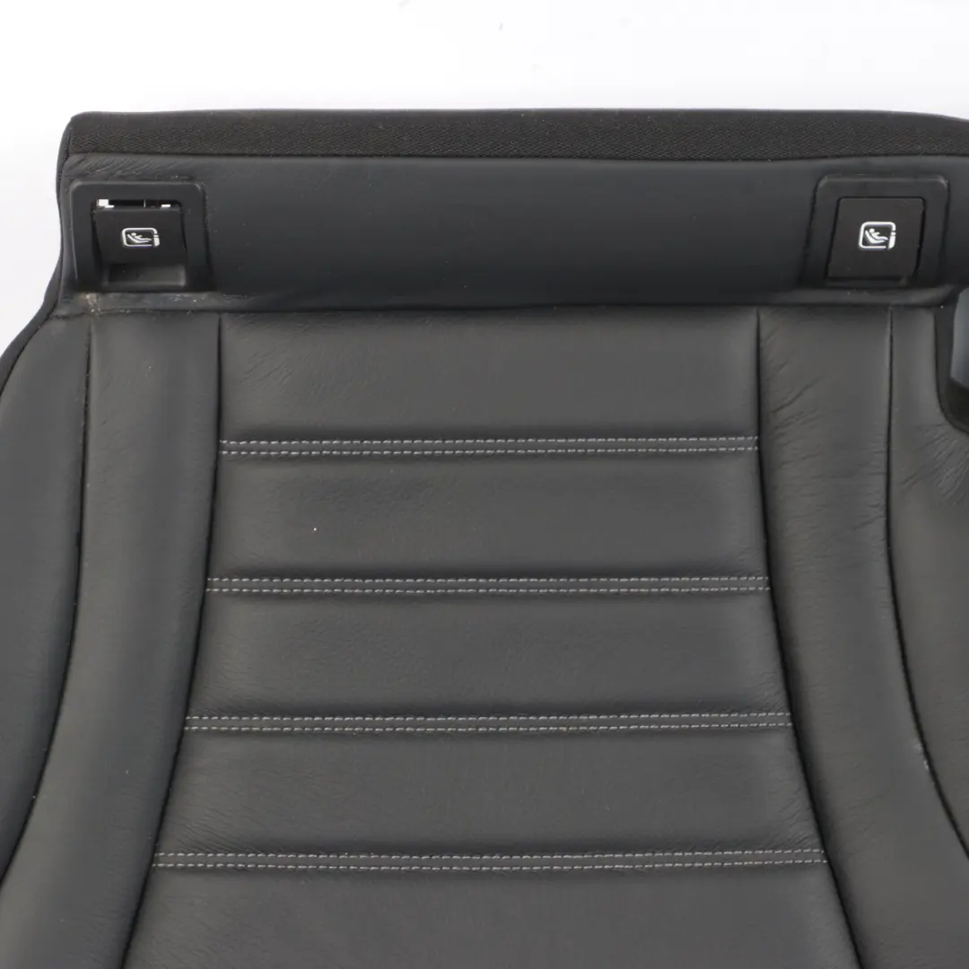 Mercedes W205 Rear Seat Bench Couch Covering Trim Seating Black Leather