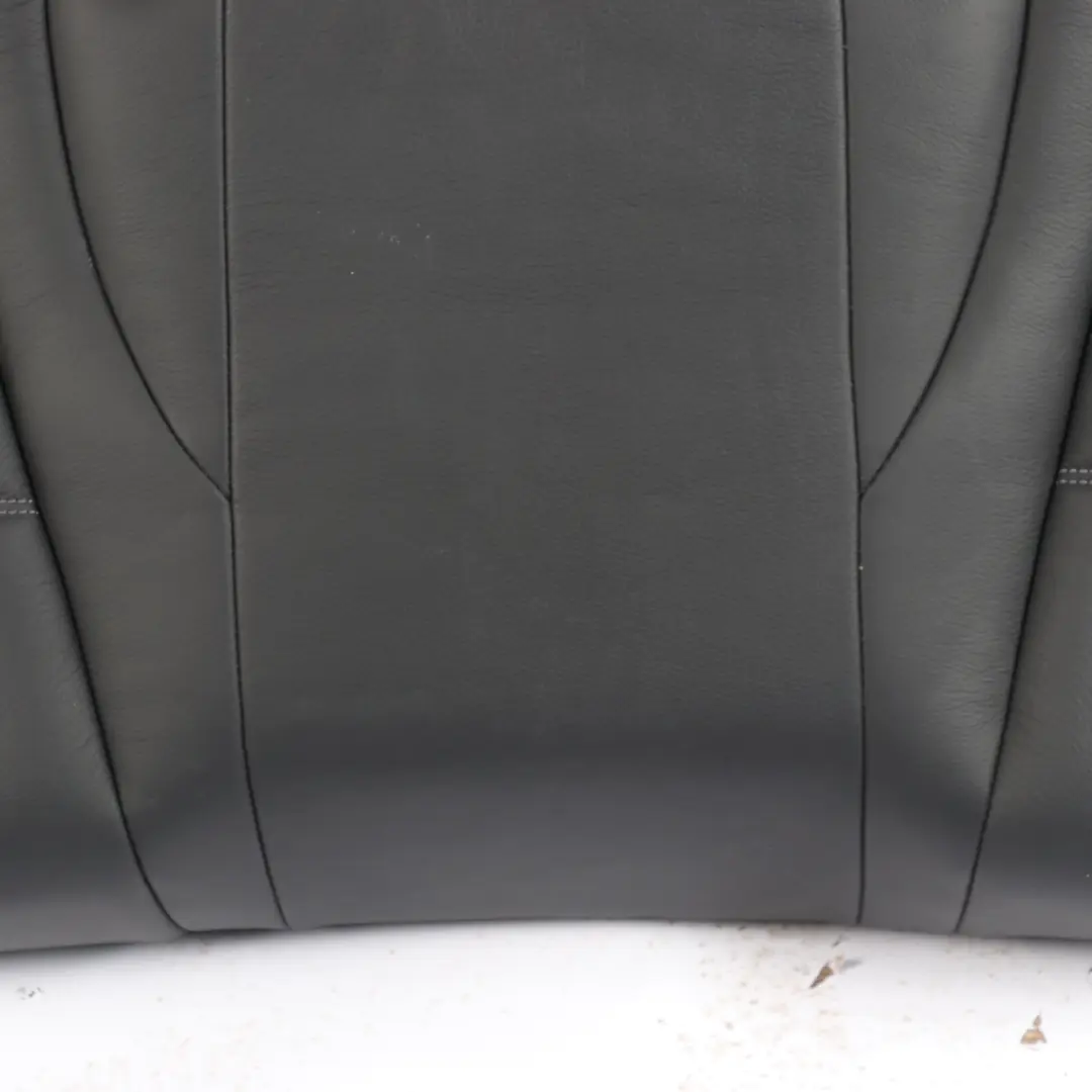 Mercedes W205 Rear Seat Bench Couch Covering Trim Seating Black Leather