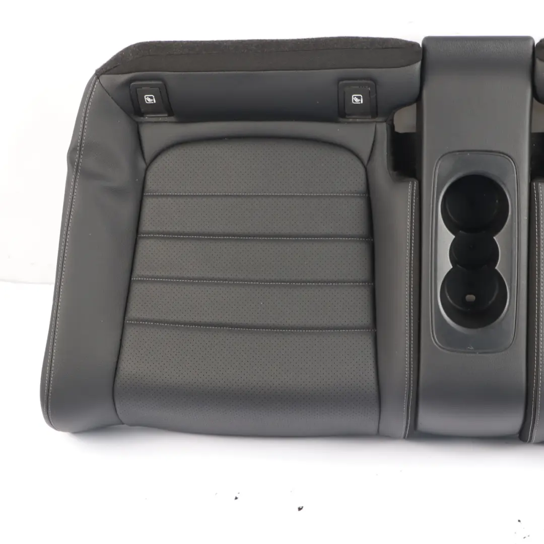 Mercedes C205 Rear Seat Bench Couch Covering Trim Black Imitation Leather