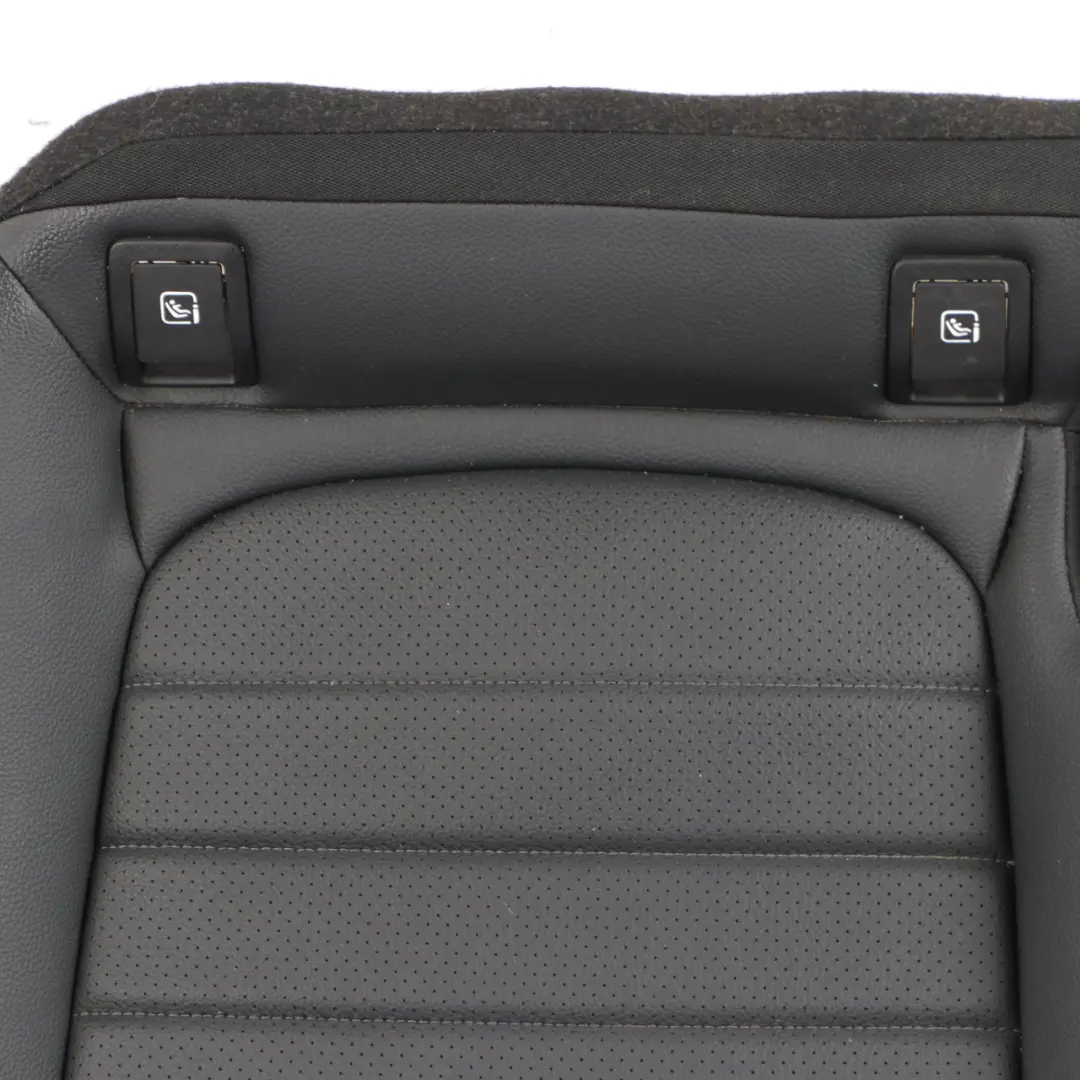 Mercedes C205 Rear Seat Bench Couch Covering Trim Black Imitation Leather