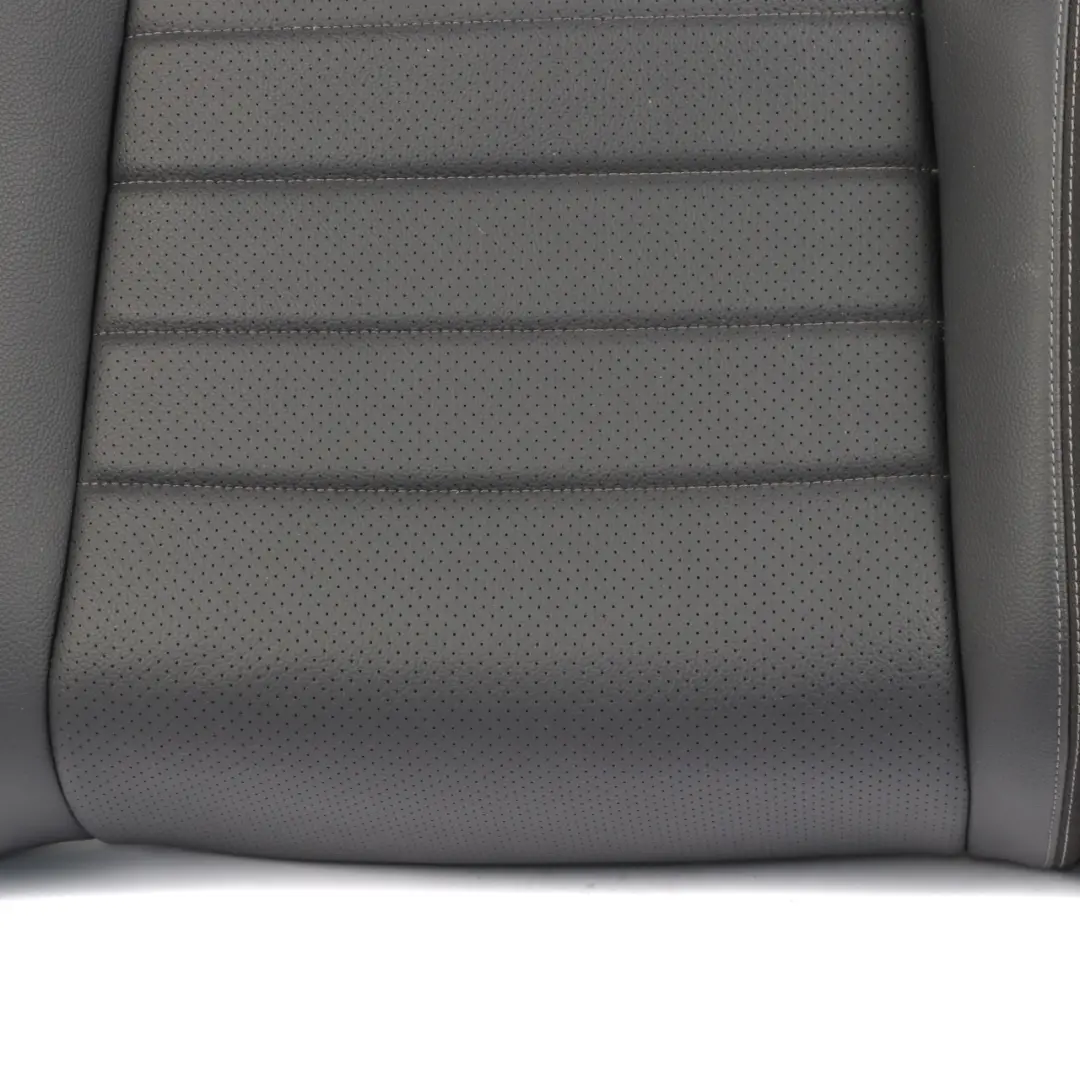 Mercedes C205 Rear Seat Bench Couch Covering Trim Black Imitation Leather