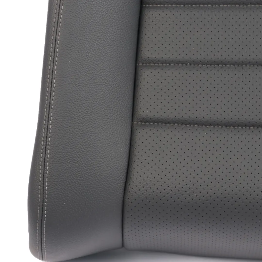 Mercedes C205 Rear Seat Bench Couch Covering Trim Black Imitation Leather