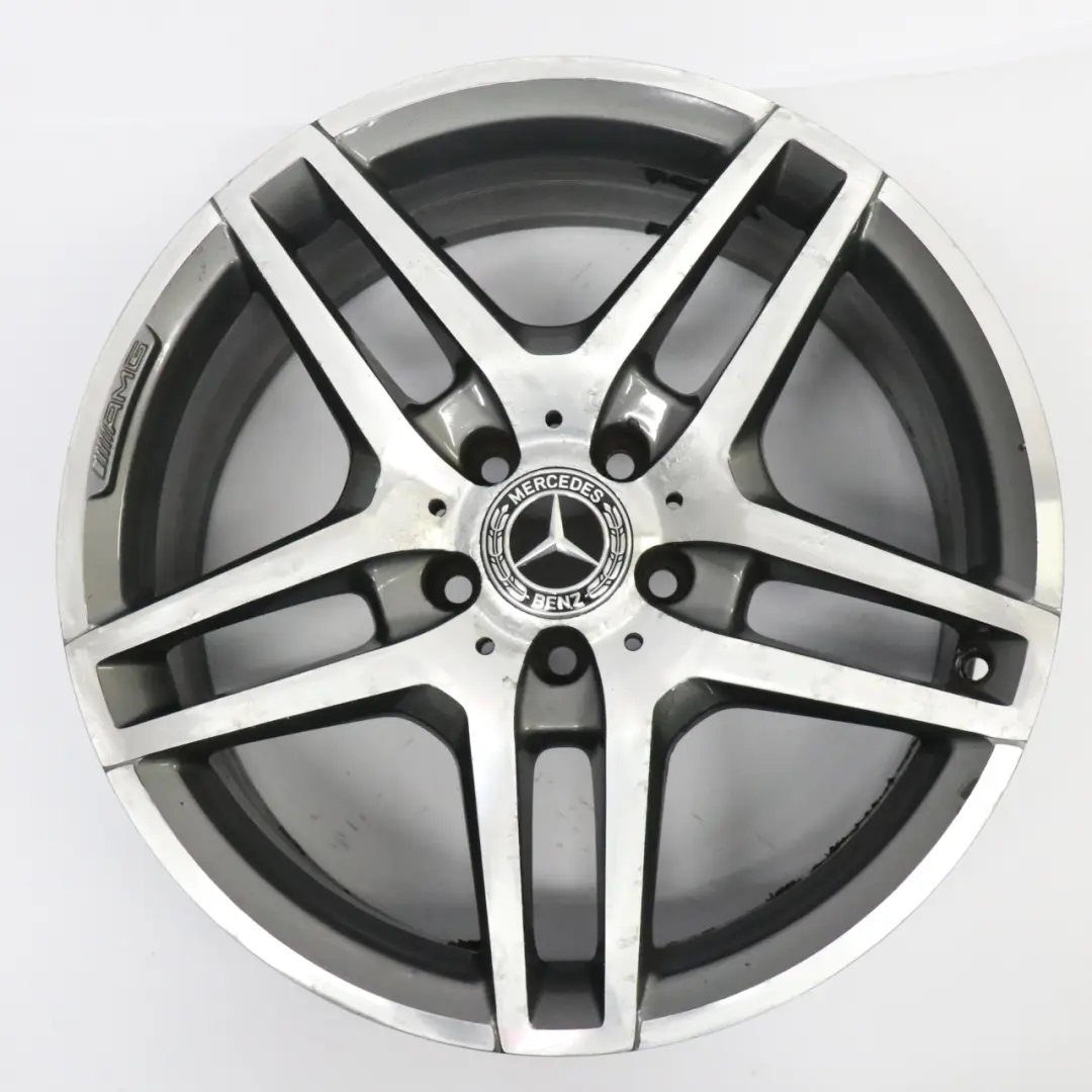 Mercedes C207 AMG Front Wheel Alloy Rim 18" 5 Double Spoke 8J ET:45 A2074010000