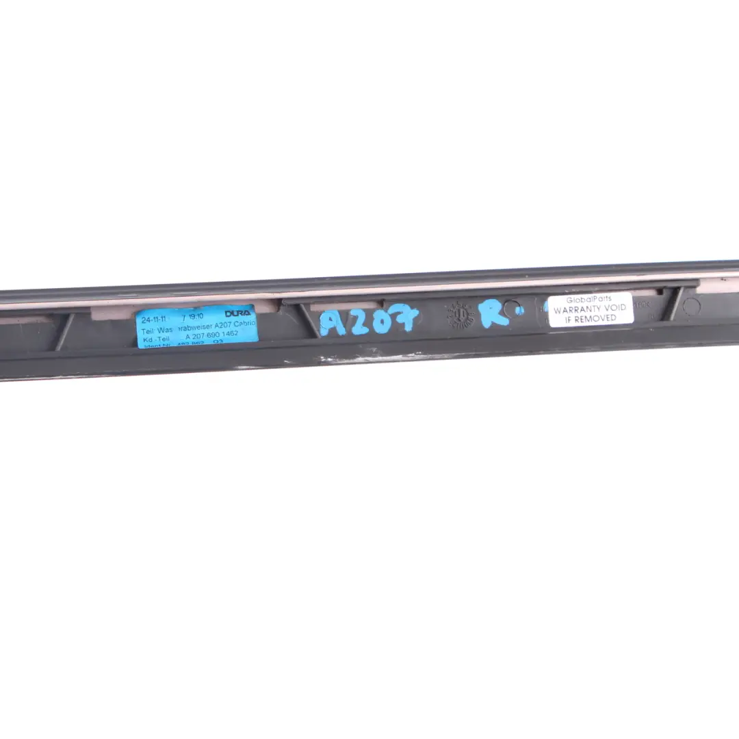 Mercedes W207 A207 Windscreen Side Strip Trim Right O/S Black A2076901462