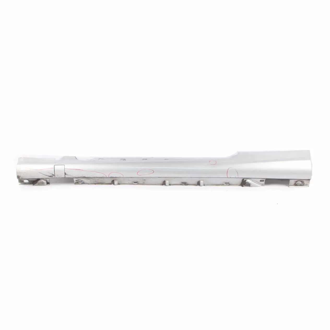 Mercedes A207 Cabrio Side Skirt Door Sill Cover Left N/S Iridium Silver - 775