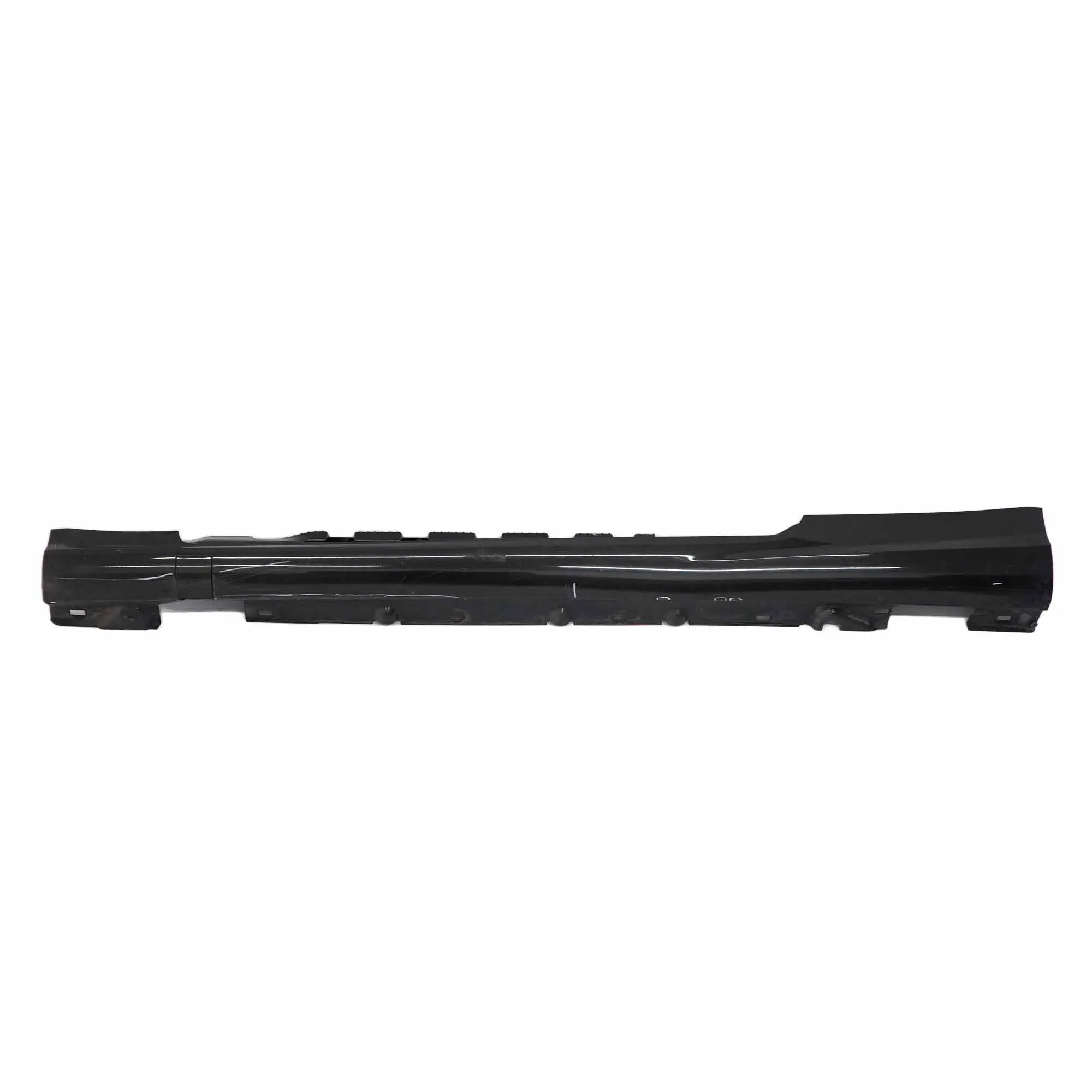 Mercedes W207 Side Skirt AMG Door Sill Cover Left N/S Obsidian Black - 197