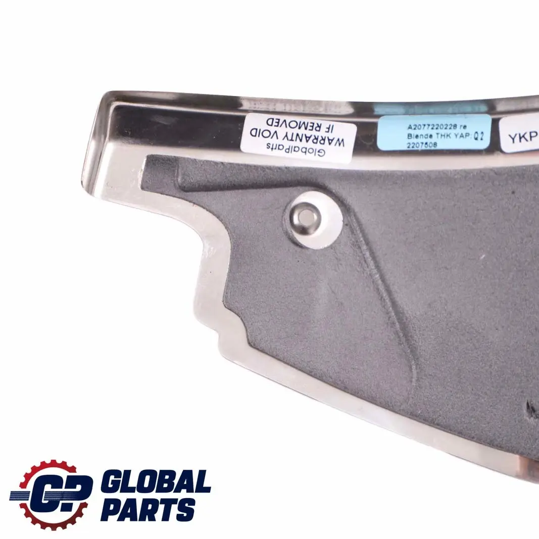 Mercedes Clase E C207 Delantero Derecho Cubre Puerta Placa A2077220228