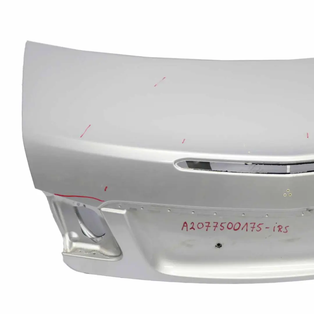 Mercedes C207 W07 Boot Trunk Lid Tailgate Saloon Iridium Silver Metallic - 775