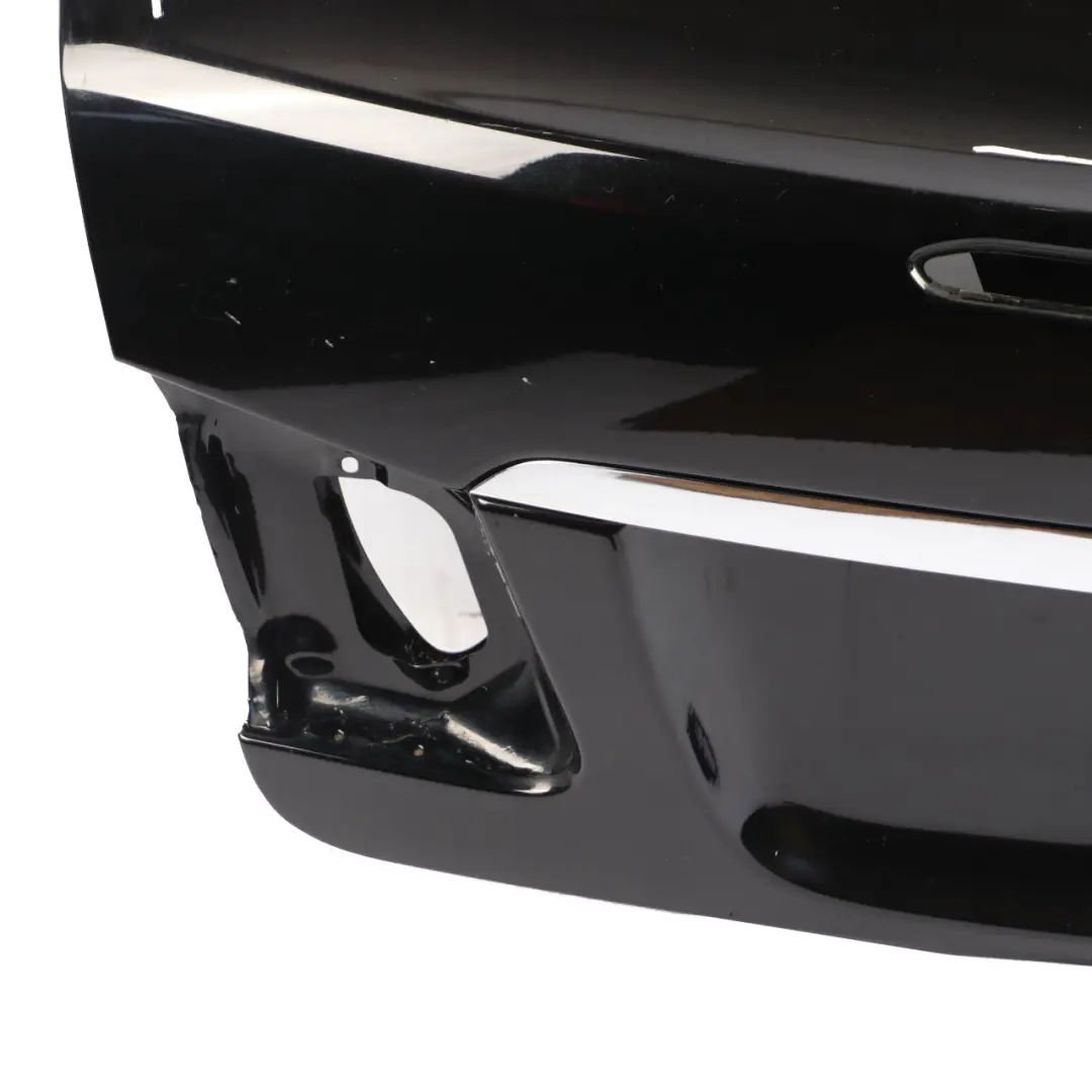 Mercedes C207 W07 Boot Trunk Lid Tailgate Saloon Obsidian Black Metallic - 197