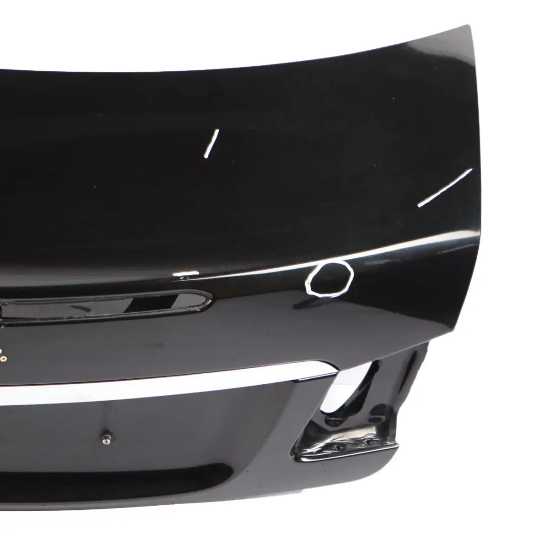 Mercedes C207 W07 Boot Trunk Lid Tailgate Saloon Obsidian Black Metallic - 197