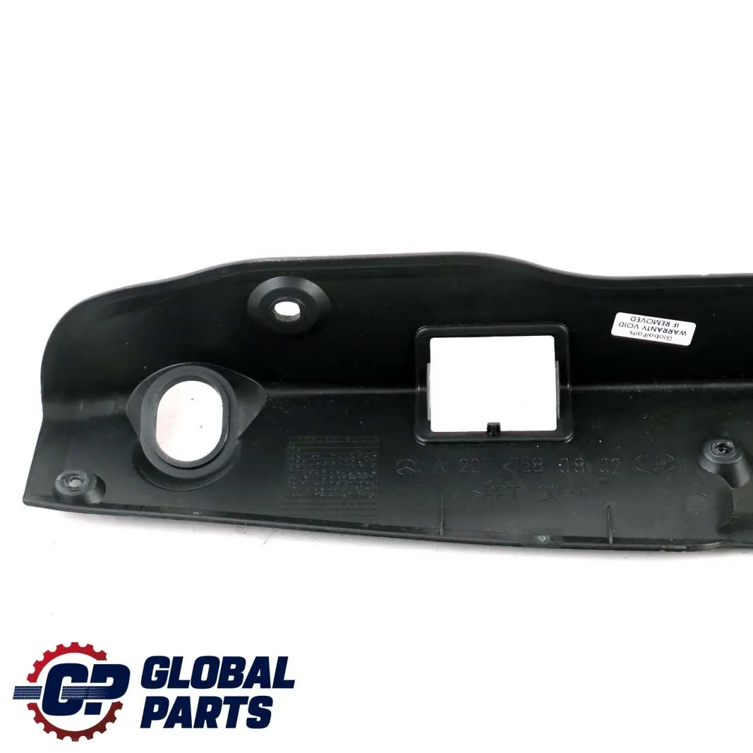 Mercedes-Benz E W207 A207 Convertible Boot Trunk Liner Handle Trim Cover Black