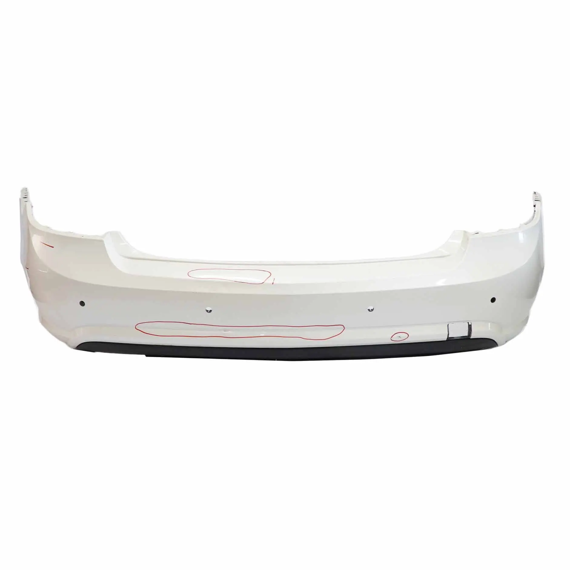 Mercedes W207 Rear Bumper Trim Panel Covering Sport Diamond White - 799