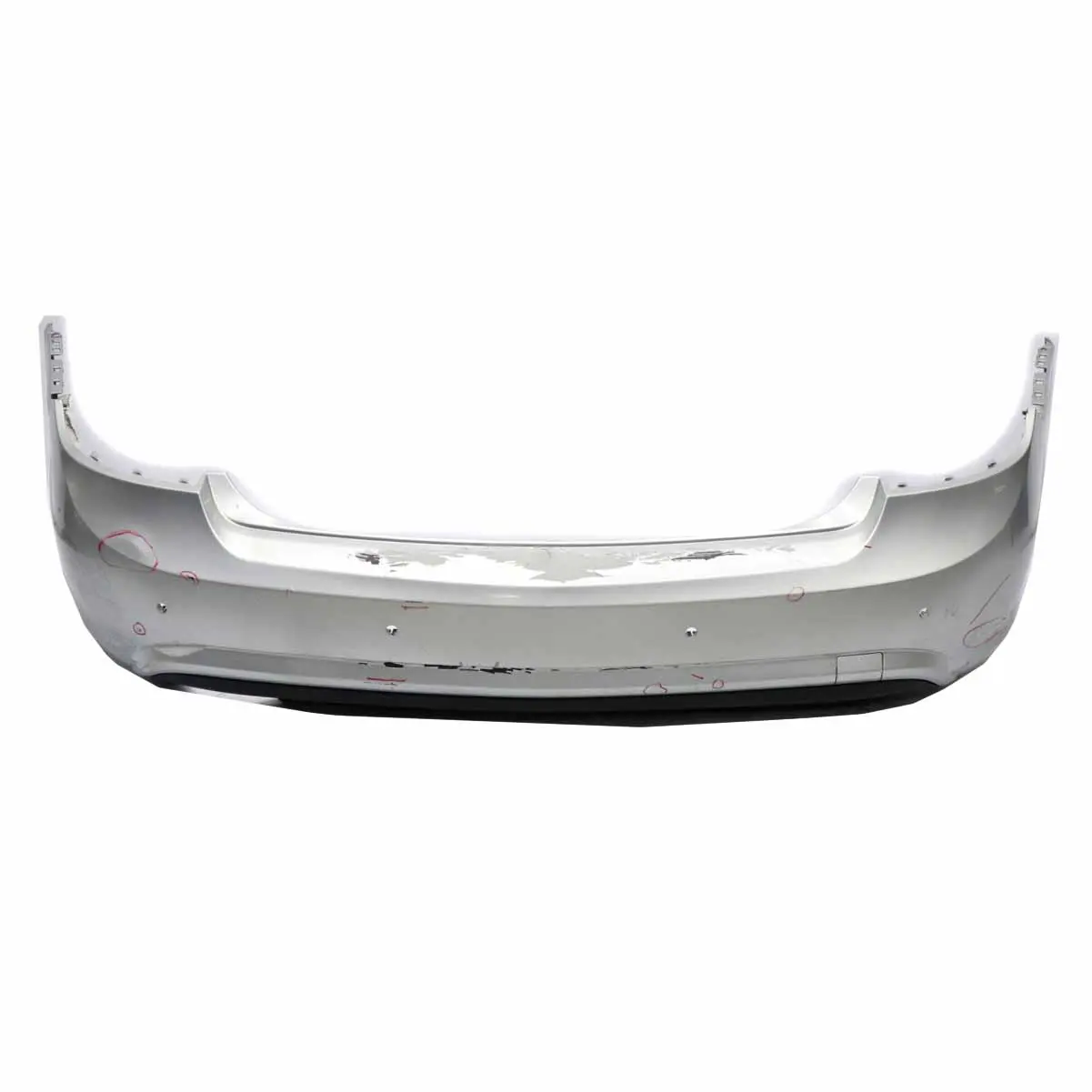 Mercedes W207 Rear Bumper Trim Panel Covering Sport Iridium Silver - 775