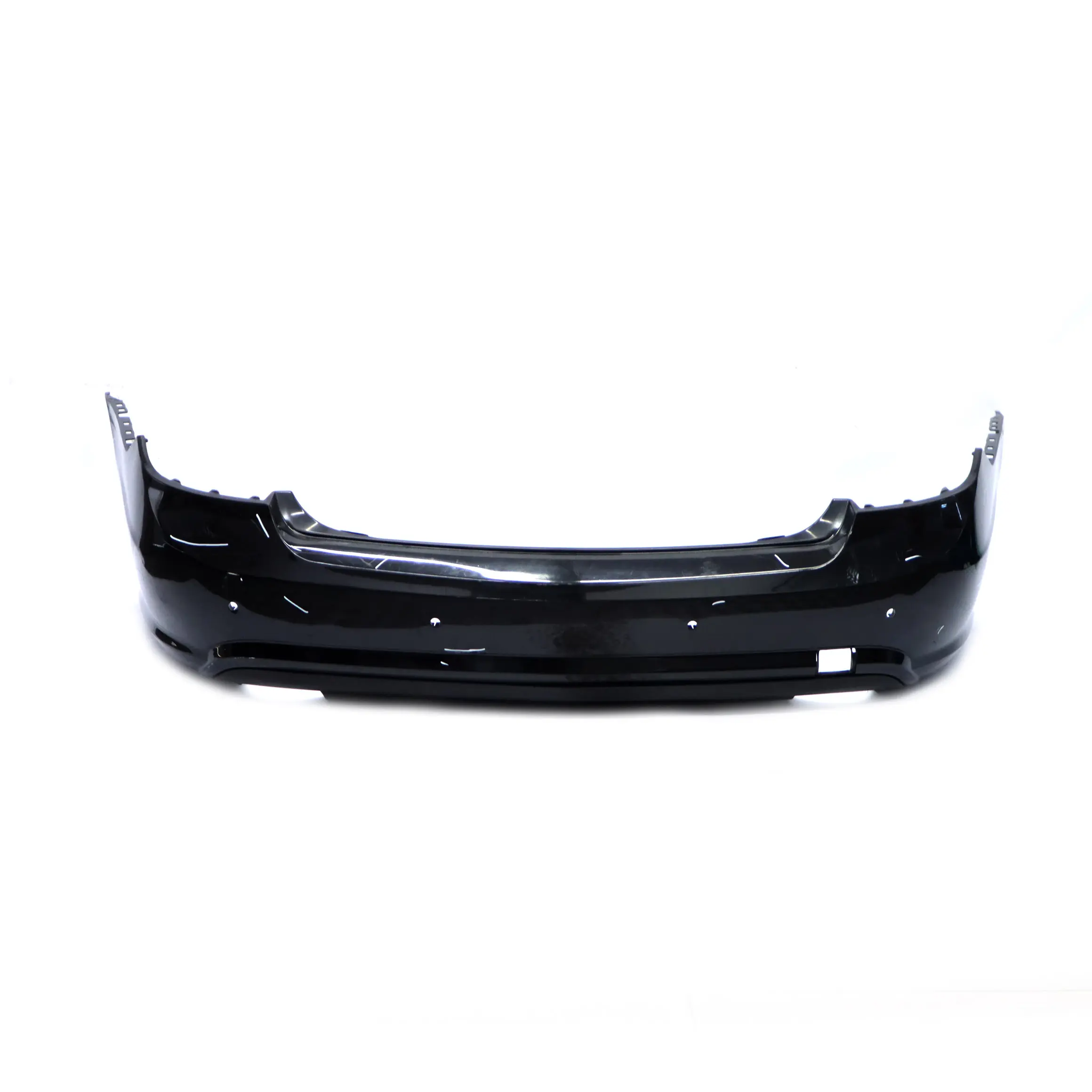 Mercedes W207 Rear Bumper Trim Panel Covering Obsidian Black Metallic - 197