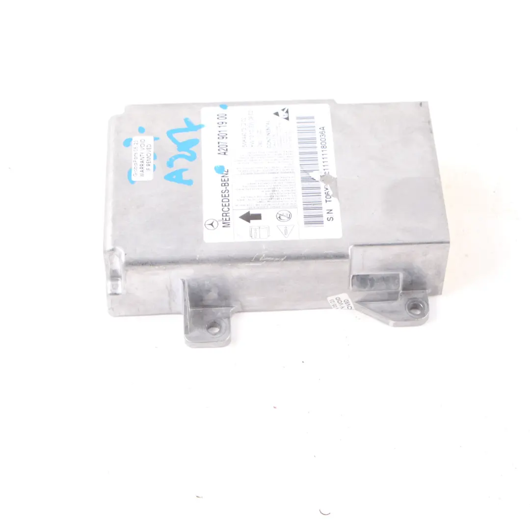 Airbag Modul Mercedes W207 A207 Steuergerät ECU Airbag Sensor A2079011900