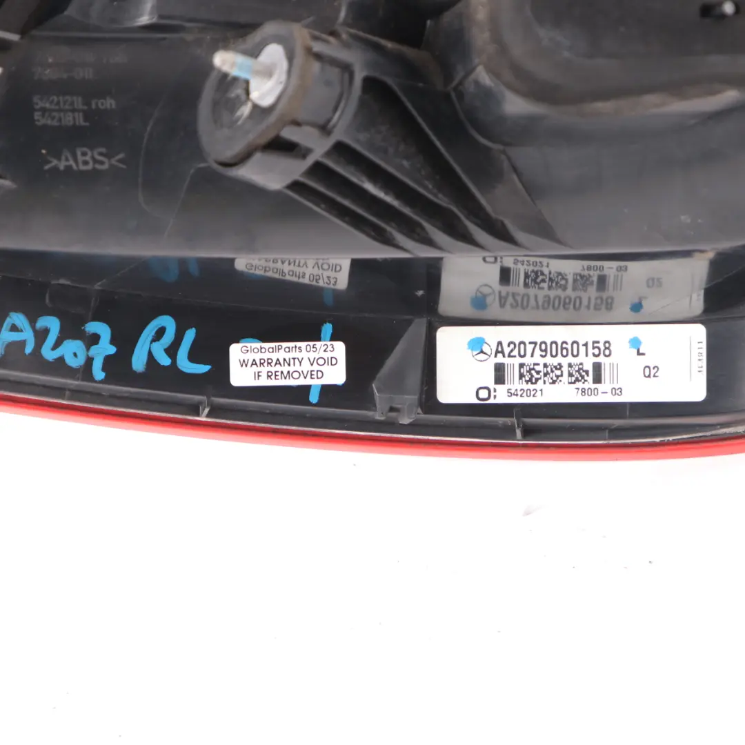 Piloto Trasero Mercedes W207 A207 C207 Luz Trasera Izquierda A2079060158