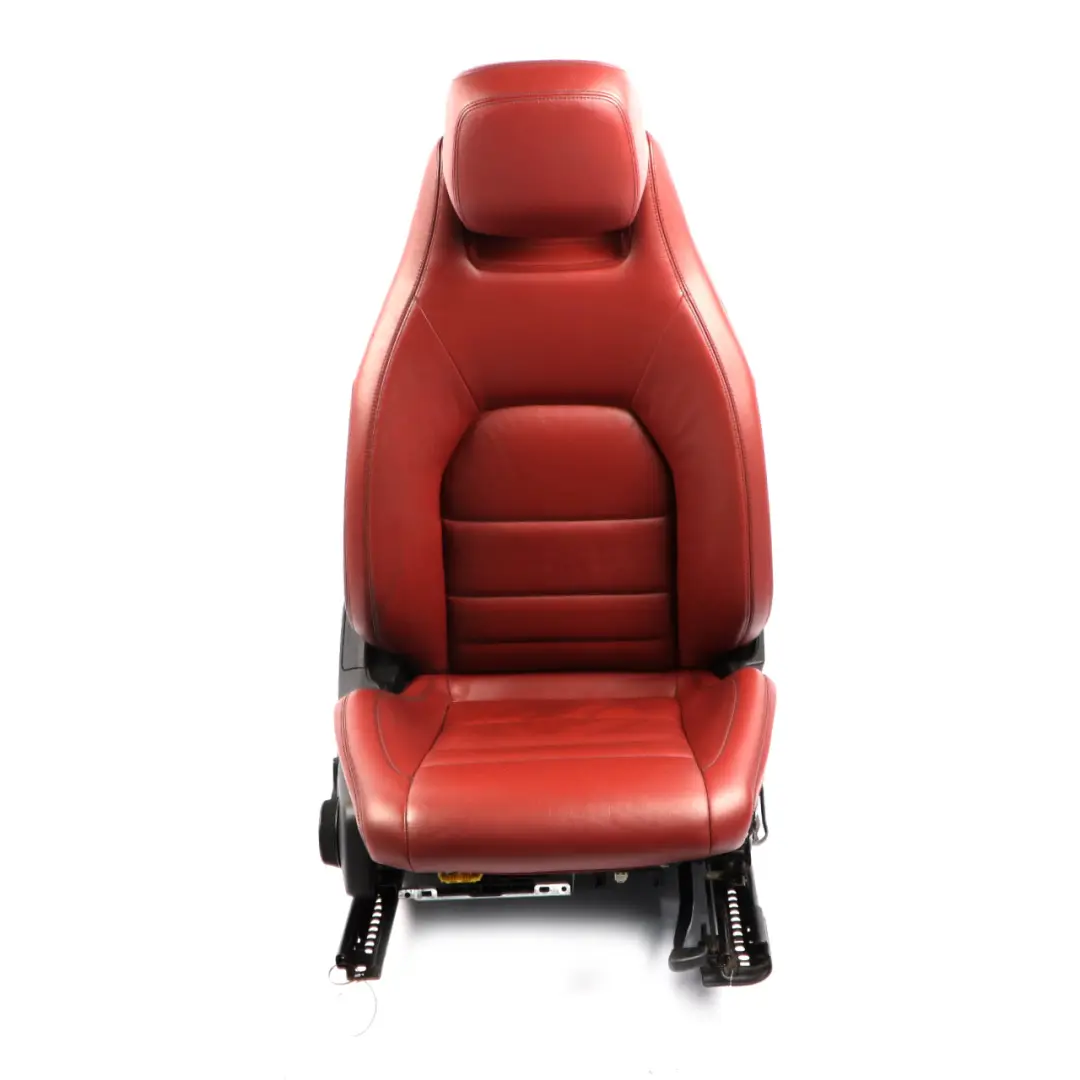 Front Seat Mercedes W207 A207 Coupe Right O/S Leather Red Rendezvous Heated