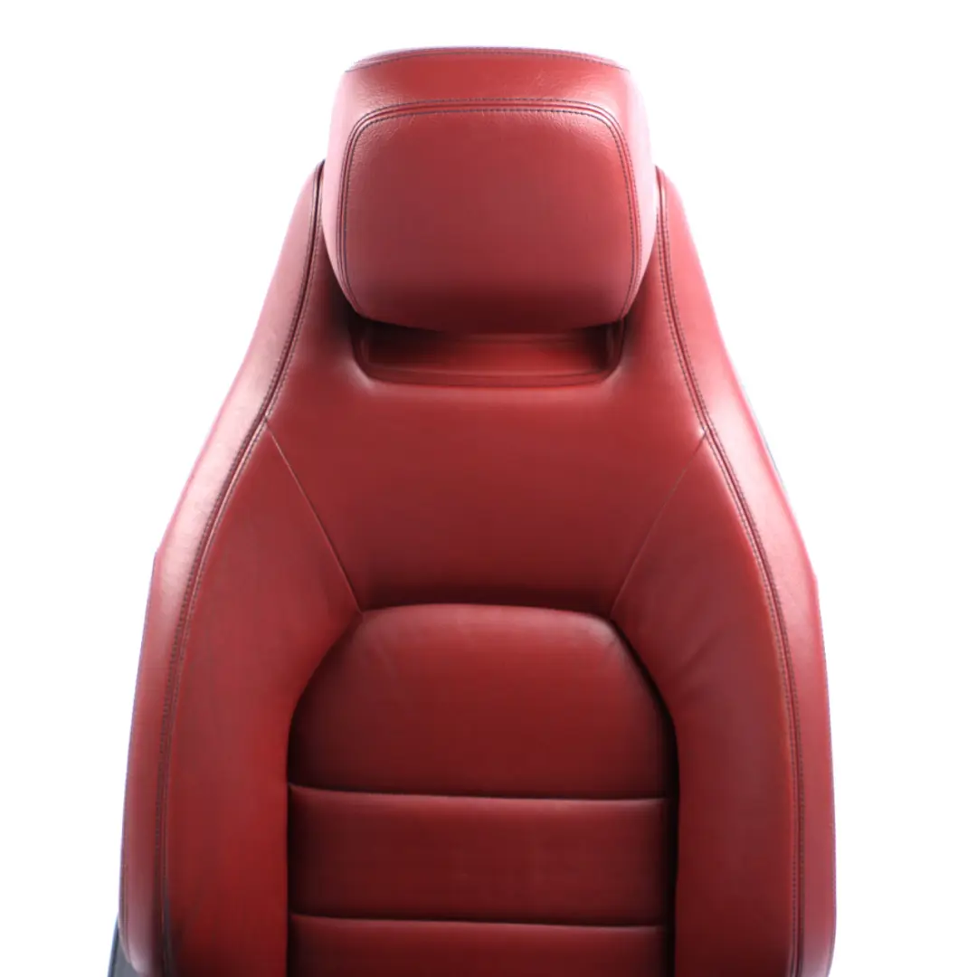 Front Seat Mercedes W207 A207 Coupe Right O/S Leather Red Rendezvous Heated