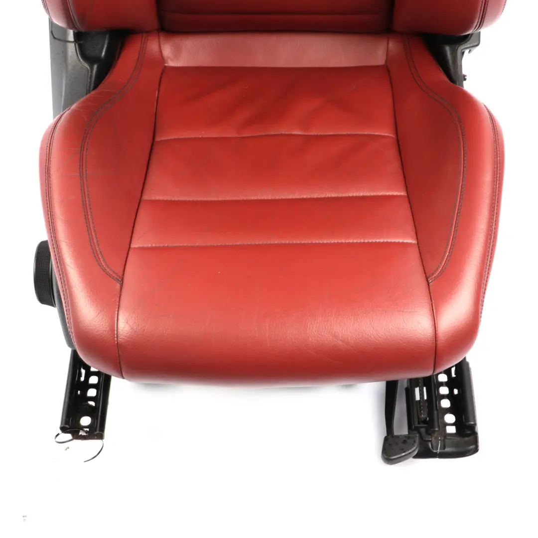 Front Seat Mercedes W207 A207 Coupe Right O/S Leather Red Rendezvous Heated