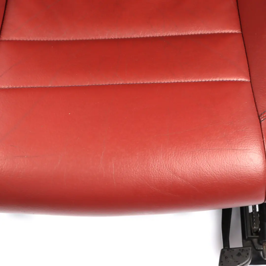 Front Seat Mercedes W207 A207 Coupe Right O/S Leather Red Rendezvous Heated