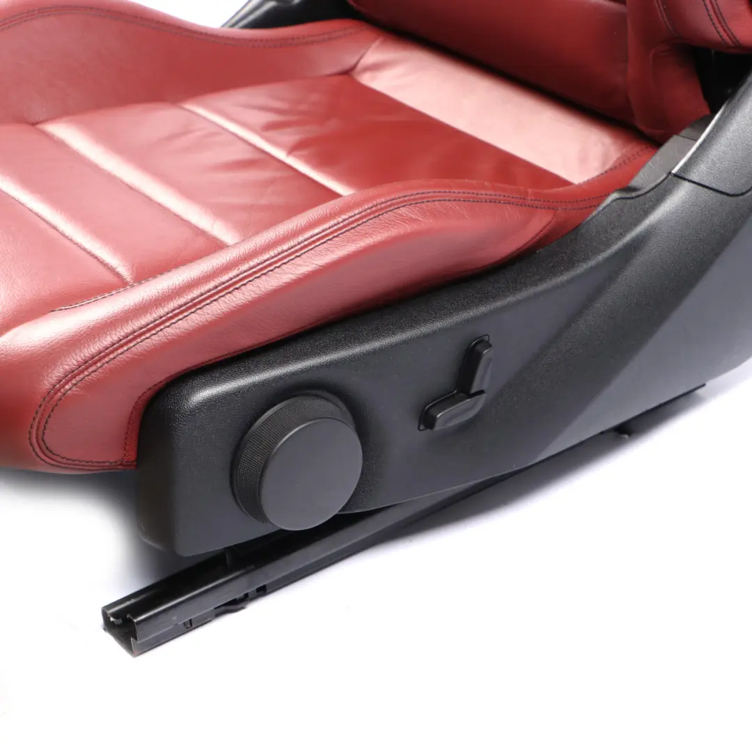 Front Seat Mercedes C204 C207 Left N/S Leather Red Rendezvous Heated