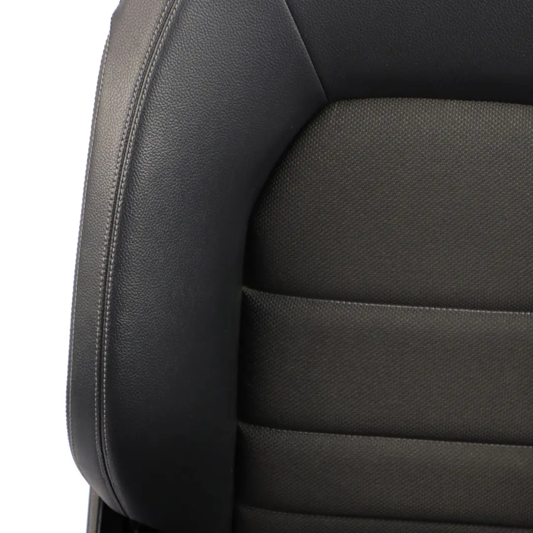 Front Seat Mercedes C204 C207 A207 Left N/S Leather Cloth Fabric Black