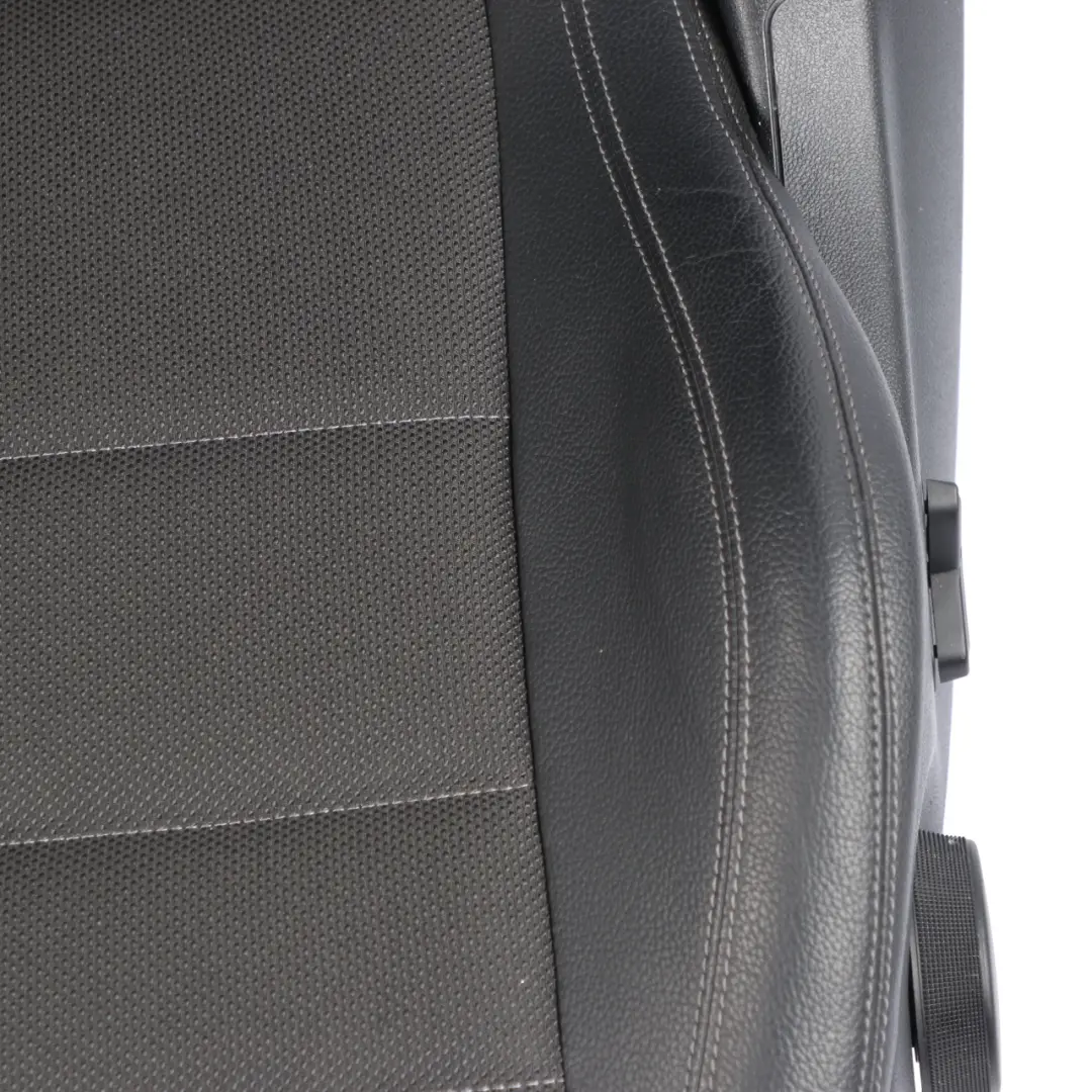 Front Seat Mercedes C204 C207 A207 Left N/S Leather Cloth Fabric Black