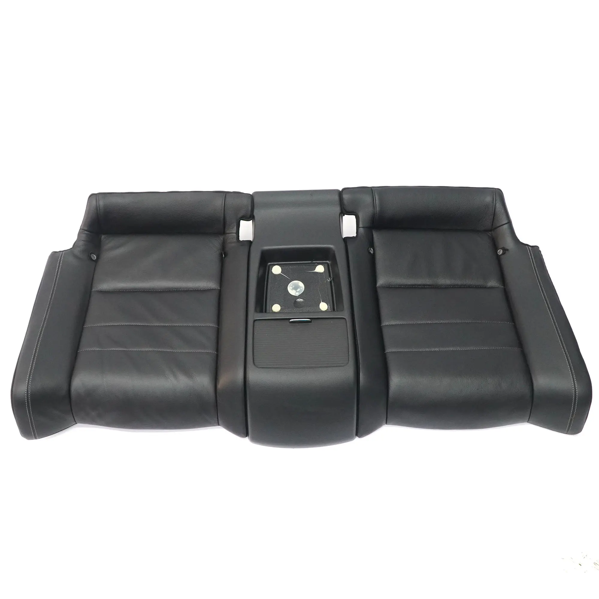 Mercedes C207 W207 Banco Asiento Trasero Coupe Funda Asiento Cuero Negro