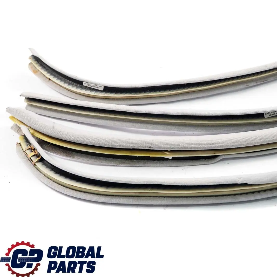 Mercedes-Benz CLK W208 Front Left Right Door Edge Protection Strip Set Grey