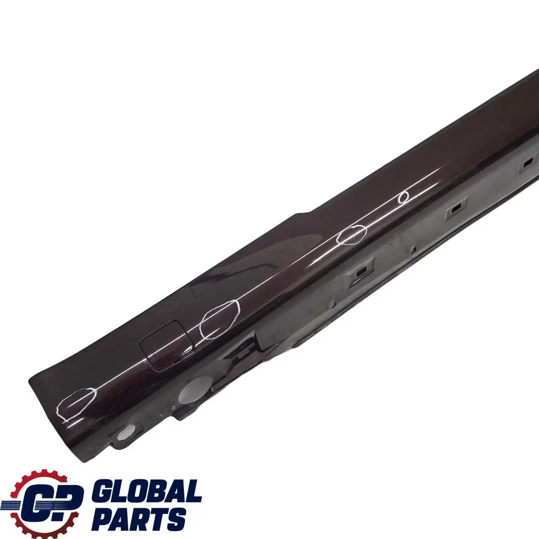 Mercedes-Benz CLK W208 Door Sill Side Cover Skirt Right O/S Almandine Black 182