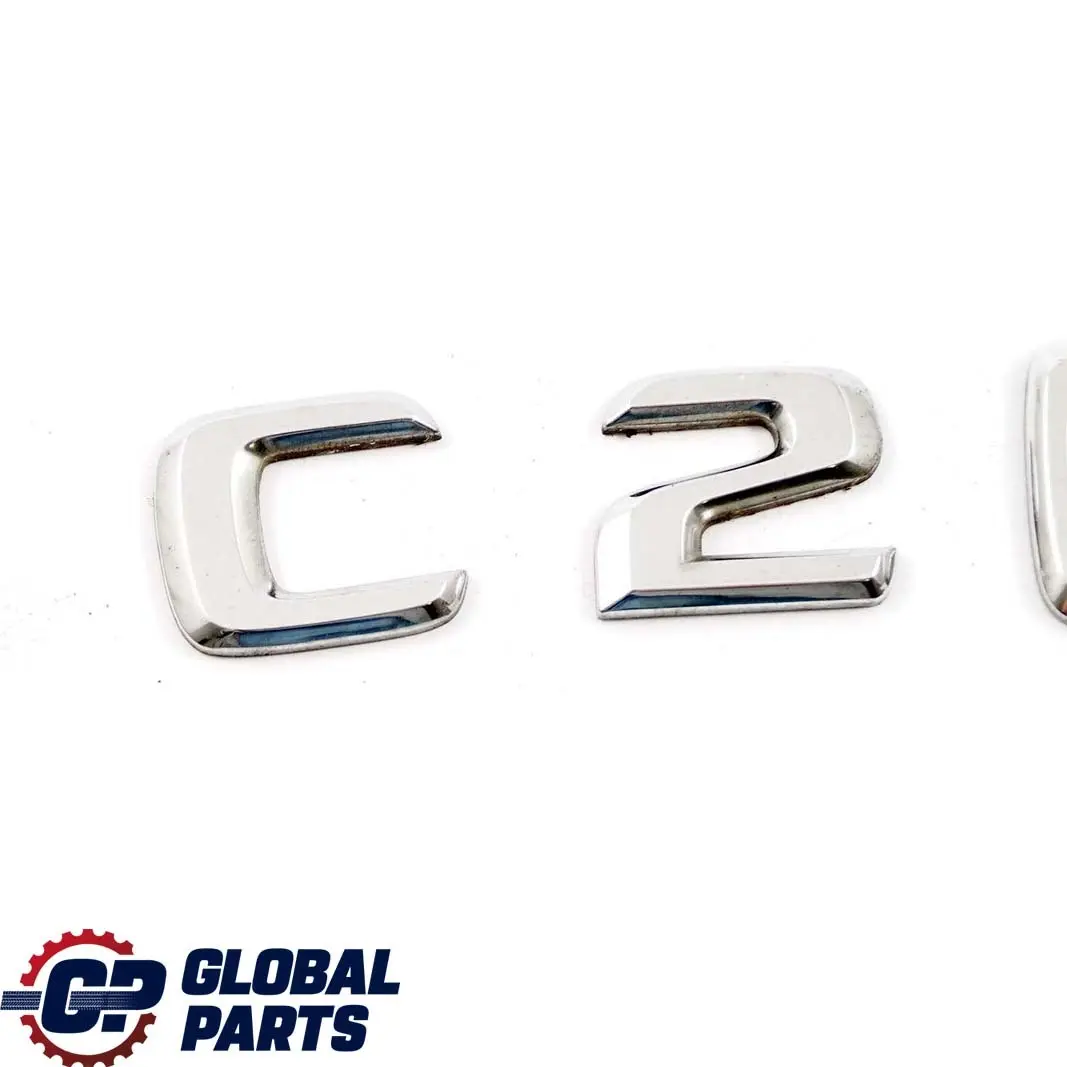 Mercedes-Benz C W203 W204 Rear Trunk Tailgate Adhered Emblem Lettering C 200