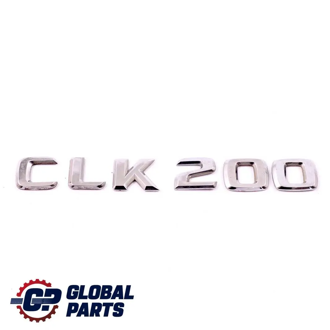 Mercedes CLK-Class C209 Rear Trunk Tailgate Adhered Emblem Lettering CLK 200