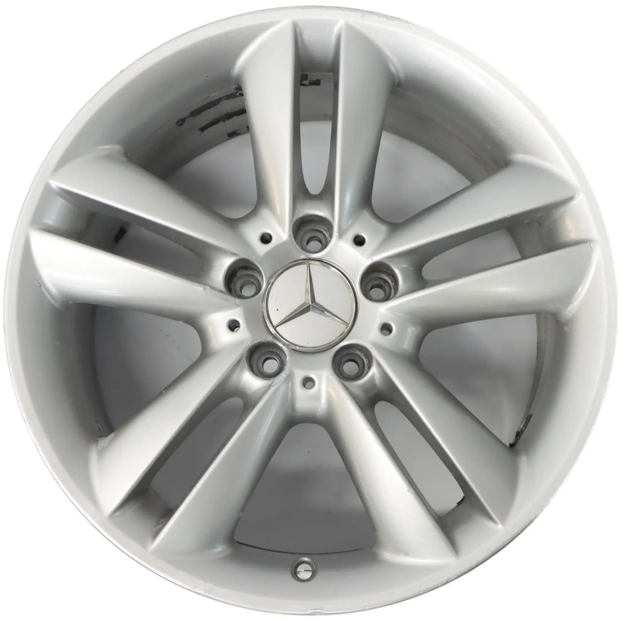 Mercedes C209 Jante Alliage Argentée Double Rayon 17" 8.5J ET:30 A2094014302