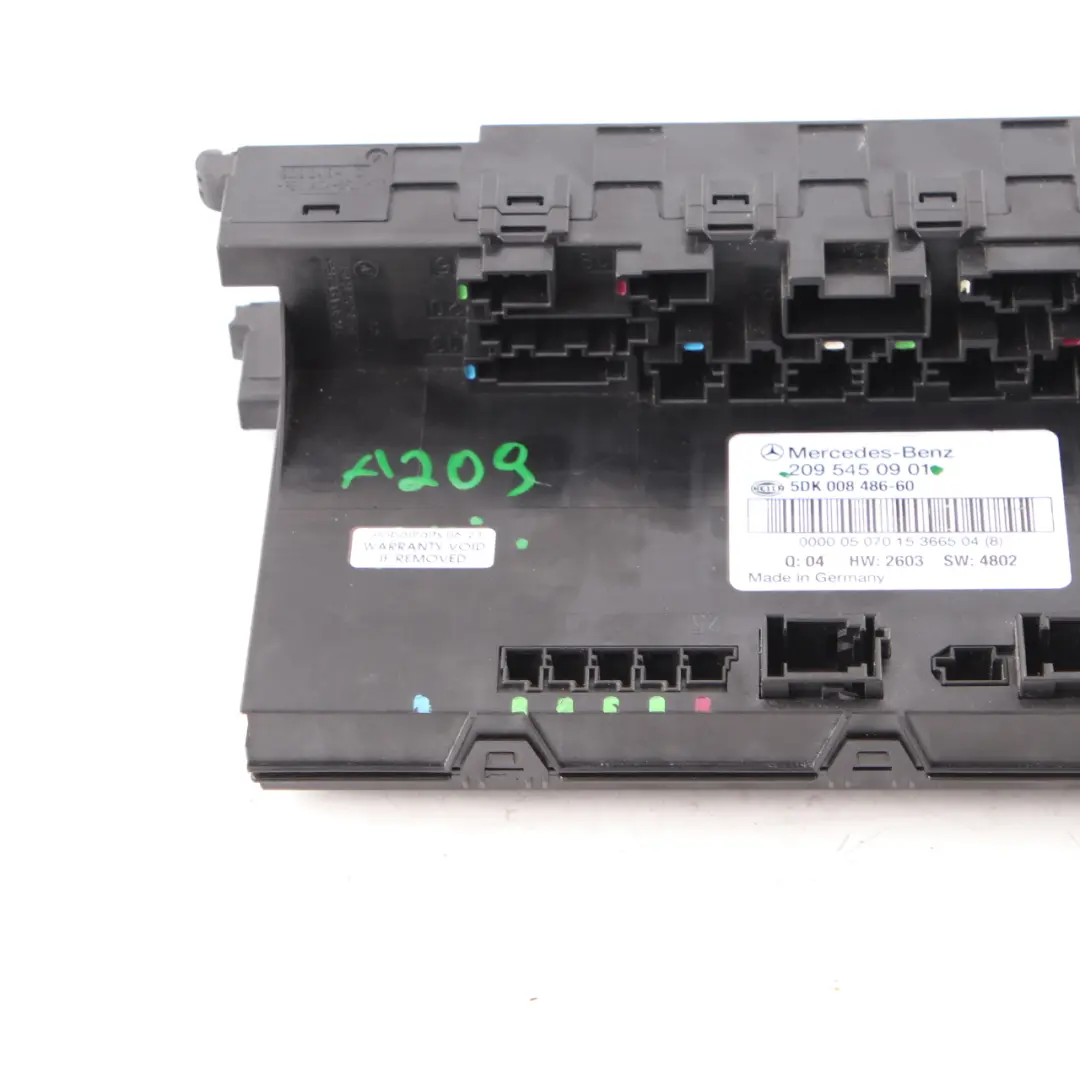 Mercedes CLK W209 Convertible Fuse Box Rear SAM Module Control Unit A2095450901