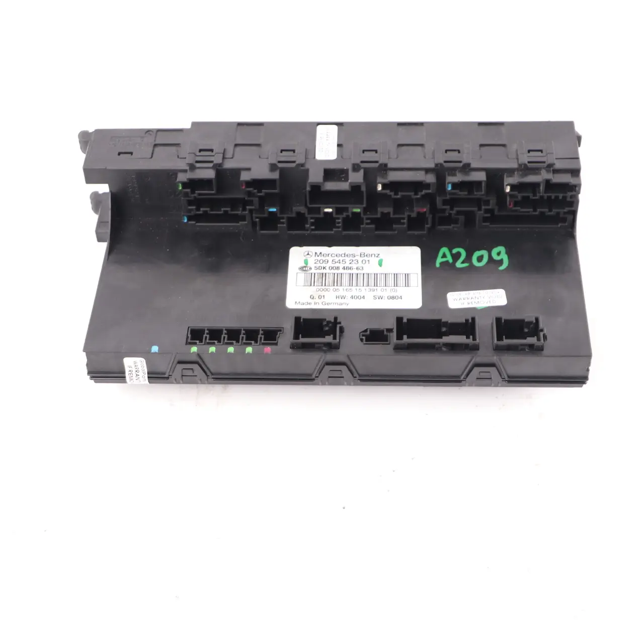 Mercedes W209 Convertible Fuse Box Rear SAM Module Control Unit A2095452301