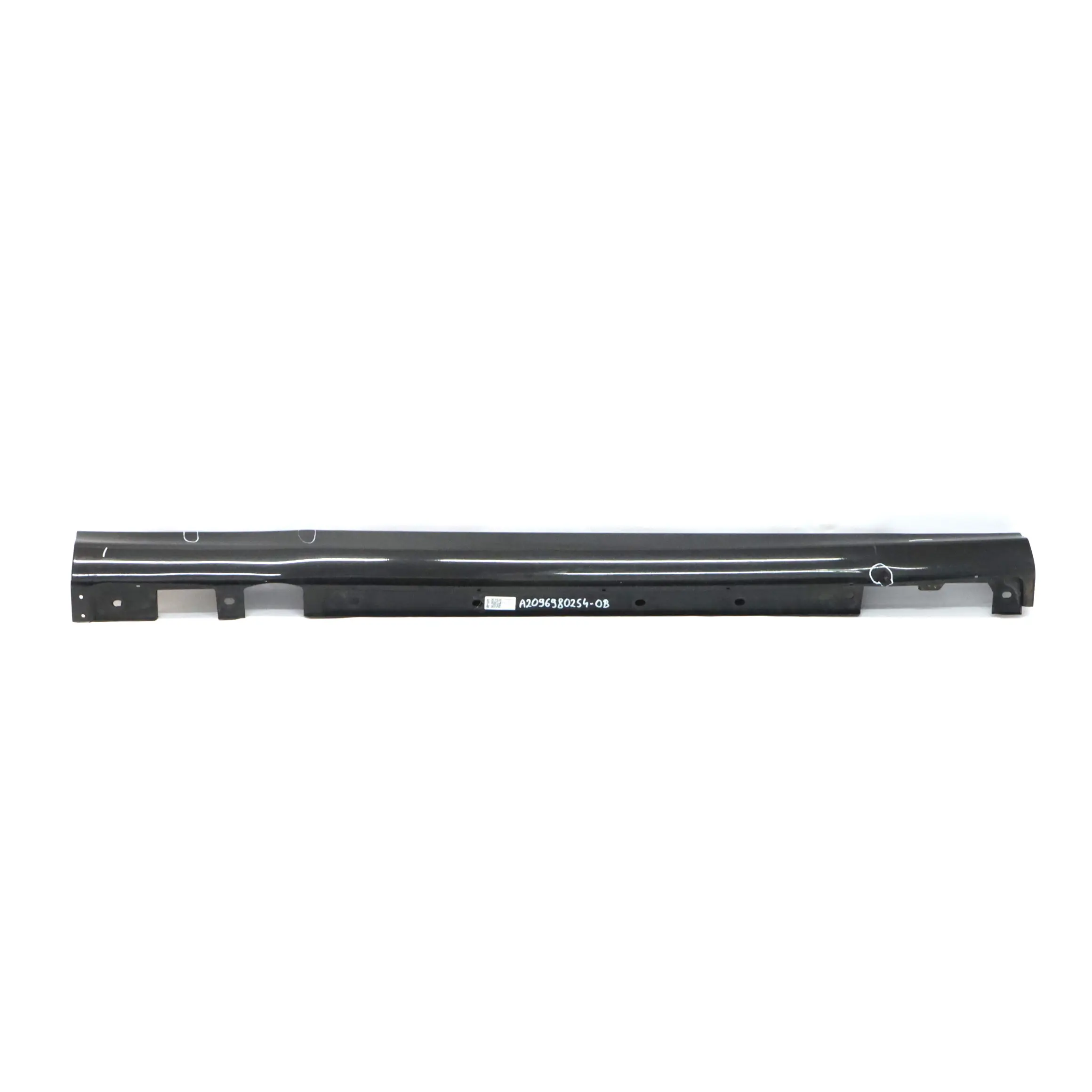 Mercedes W209 Side Skirt Right O/S Door Sill Cover Obsidian Black Metallic - 197