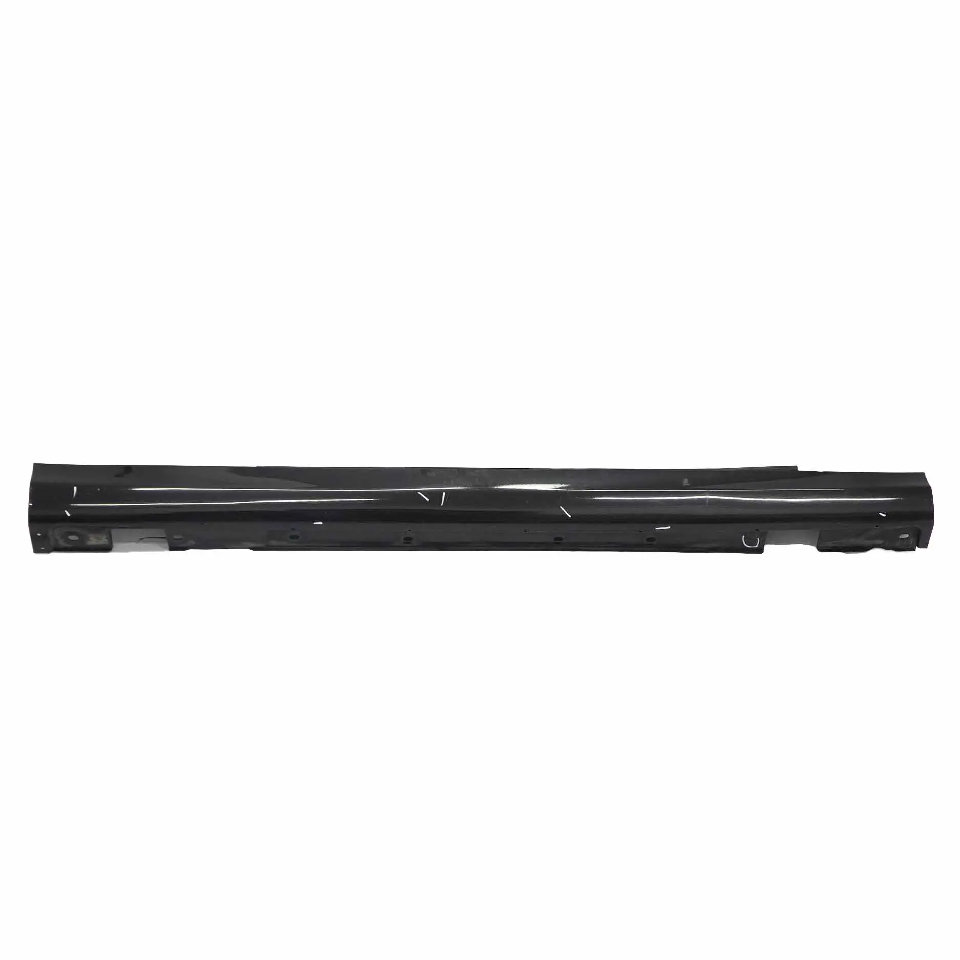 Mercedes CLK C209 Side Skirt Door Sill Cover Right O/S Obsidian Black - 197