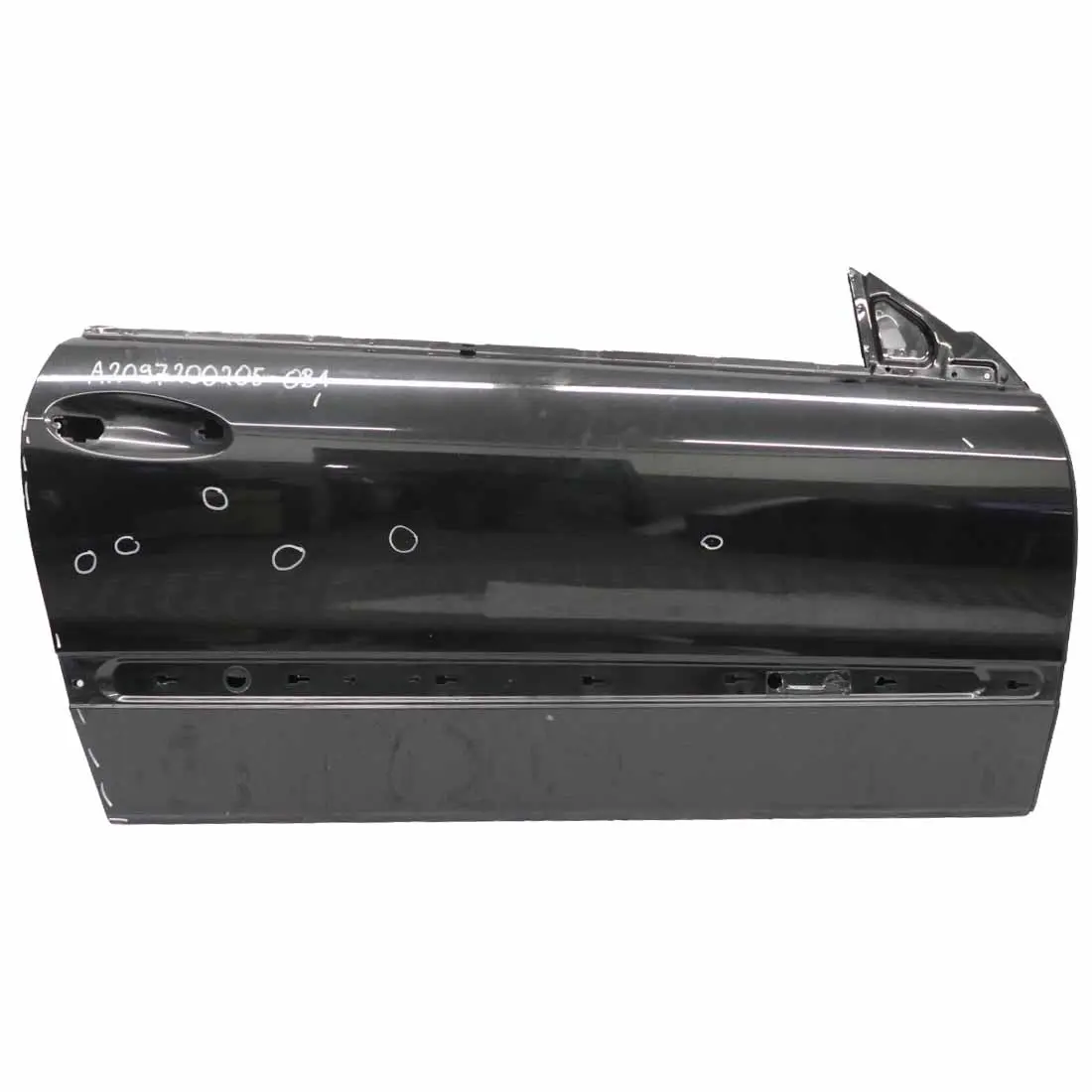 Mercedes W209 Door Front Right O/S Obsidian Black Metallic - 197