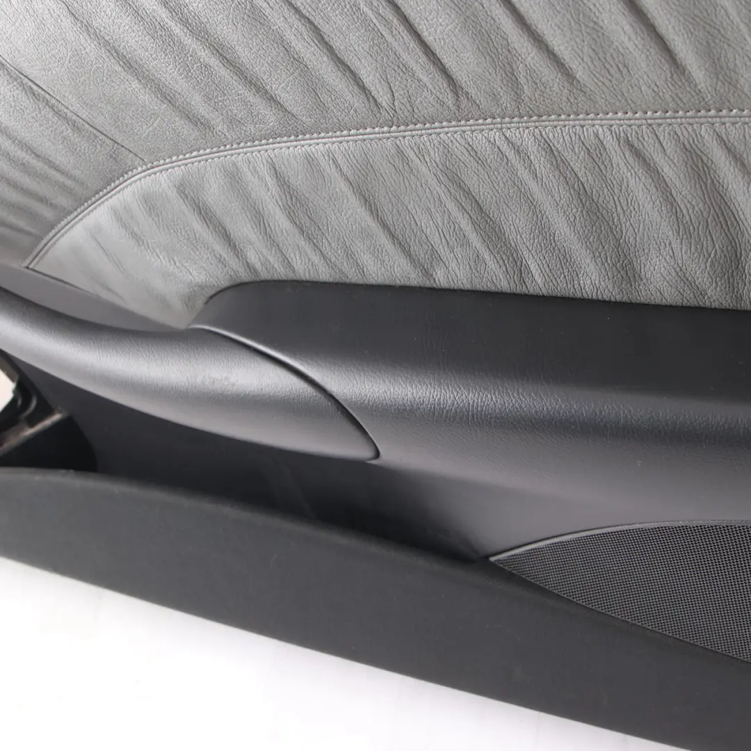 Mercedes CLK A209 Door Card Front Right O/S Trim Panel Covering Grey Leather