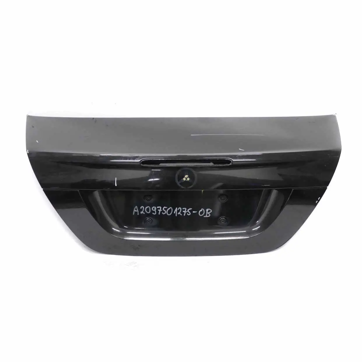 Mercedes A209 Boot Trunk Lid Convertible Cabrio Tailgate Obsidian Black - 197