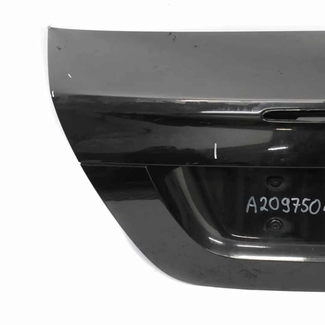 Mercedes A209 Boot Trunk Lid Convertible Cabrio Tailgate Obsidian Black - 197