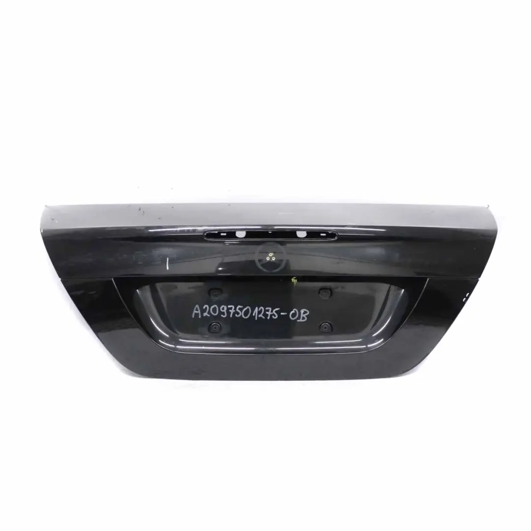 Mercedes A209 Boot Trunk Lid Convertible Cabrio Tailgate Obsidian Black - 197