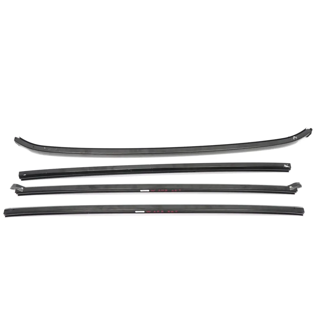 Mercedes A209 Folding Soft Top Roof Guide Linkage Strips Rails Set Convertible