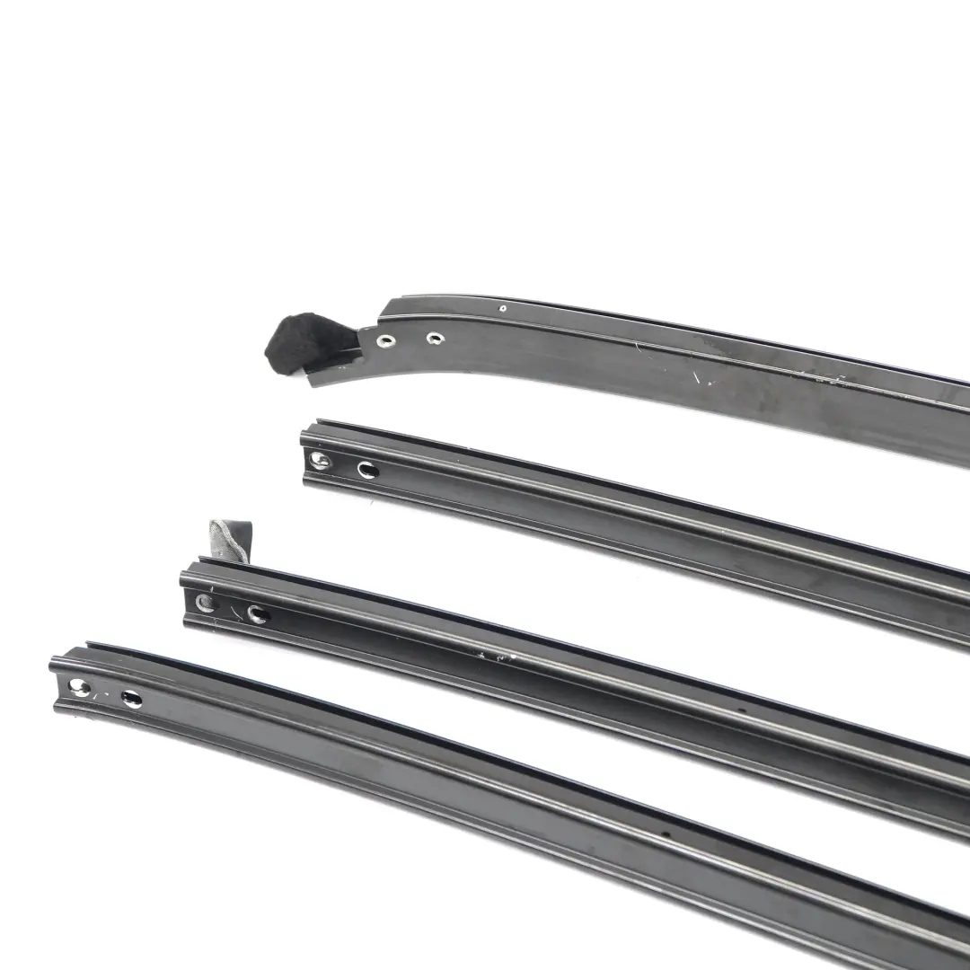 Mercedes A209 Folding Soft Top Roof Guide Linkage Strips Rails Set Convertible