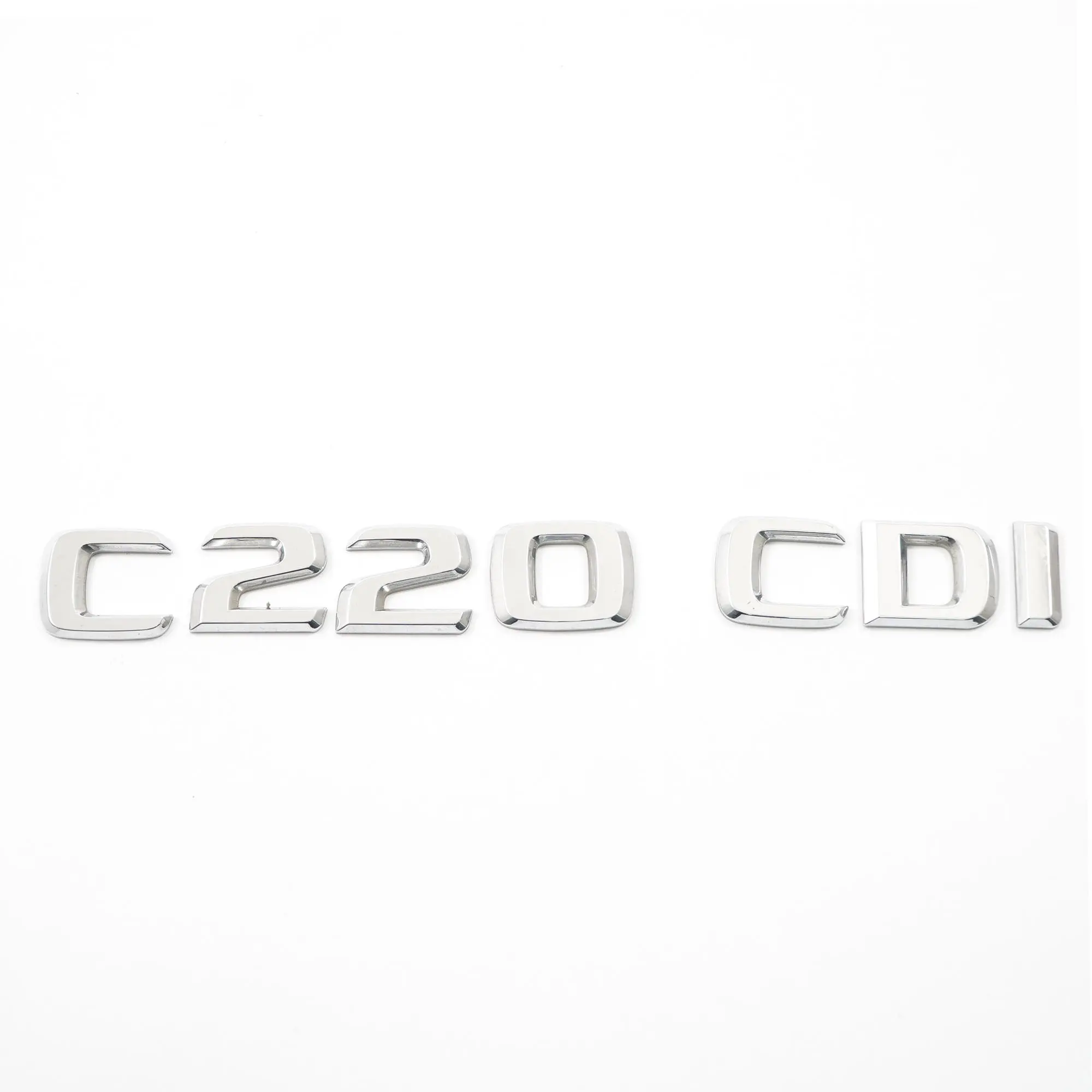 Mercedes W209 Lettering Emblem C220 CDI Rear Boot Lid Tailgate Adhered Badge